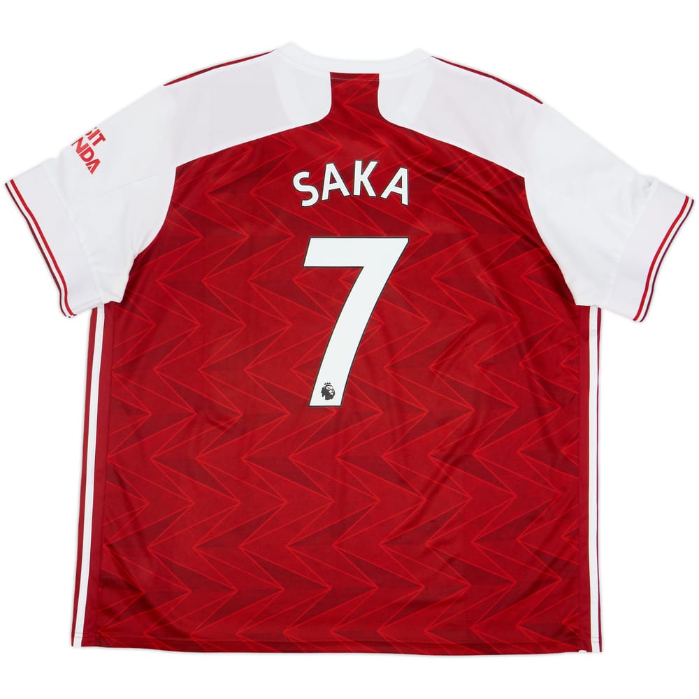 2020-21 Arsenal Home Shirt Saka #7 - 8/10 - (3XL)