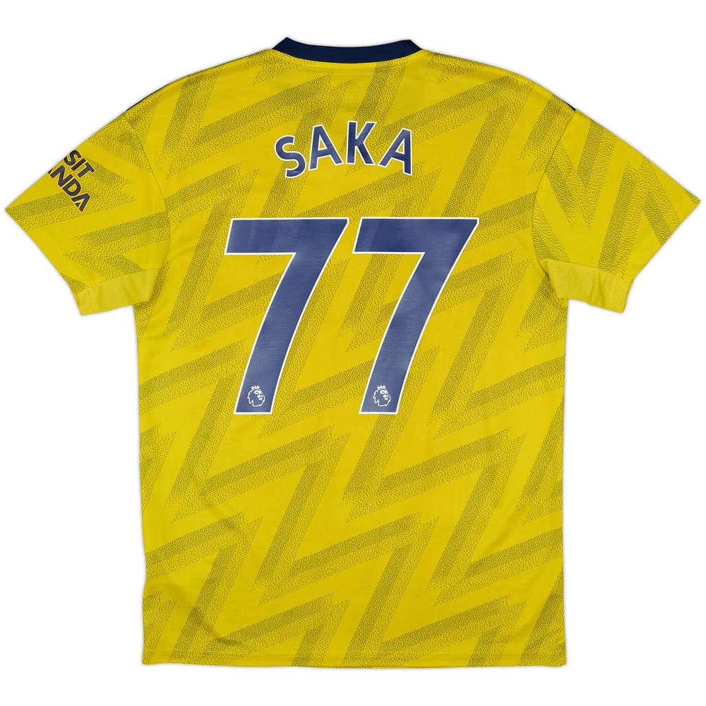 Camiseta de visitante del Arsenal 2019-20 Saka #77 - 5/10 - (M)