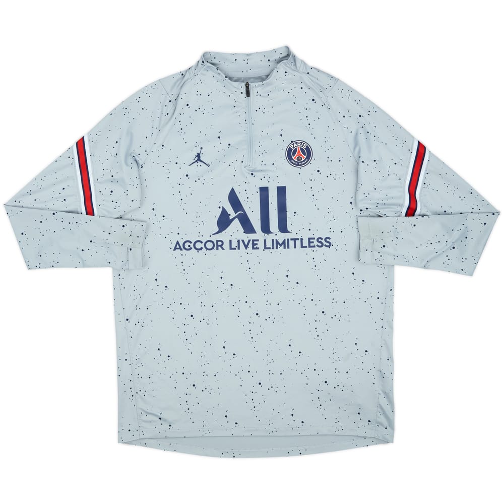 2022-23 Paris Saint-Germain Jordan 1/4 Zip Drill Top - 8/10 - (L)
