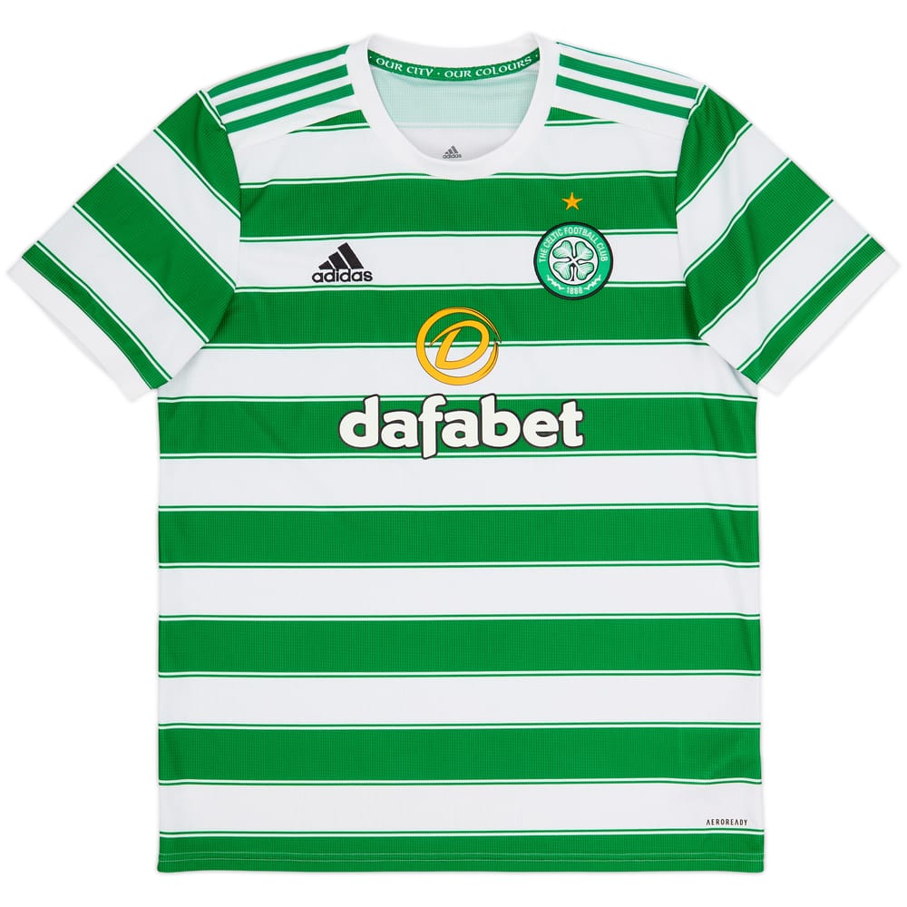 2021-22 Celtic Home Shirt - 9/10 - (L)