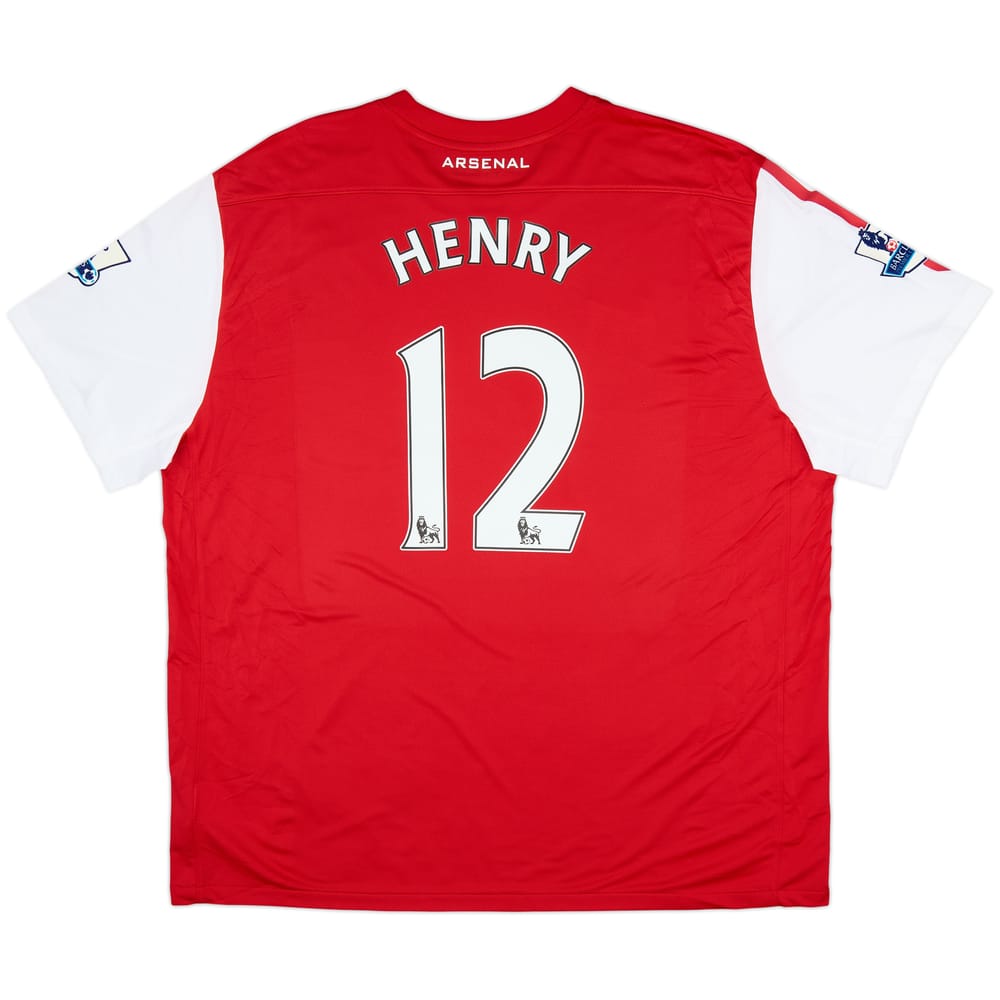 2011-12 Arsenal Home Shirt Henry #12 - 9/10 - (3XL)