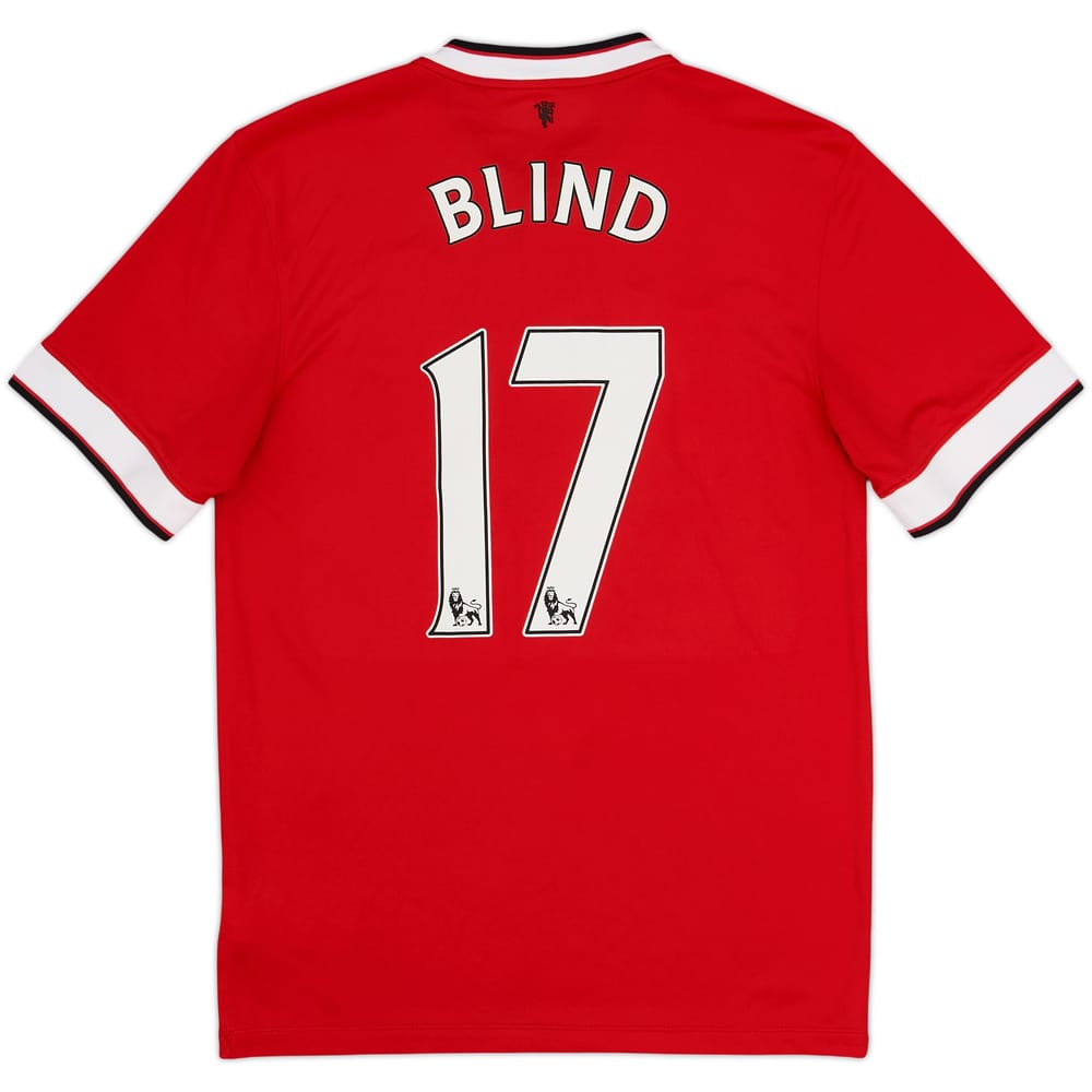 2014-15 Manchester United Home Shirt Blind #17 - 8/10 - (S)