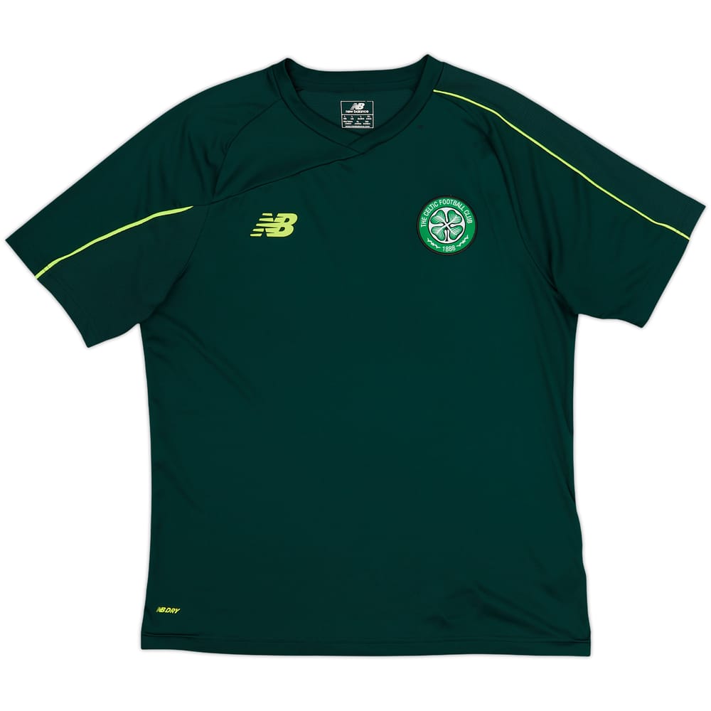 2017-18 Celtic New Balance Training Shirt - 8/10 - (L)