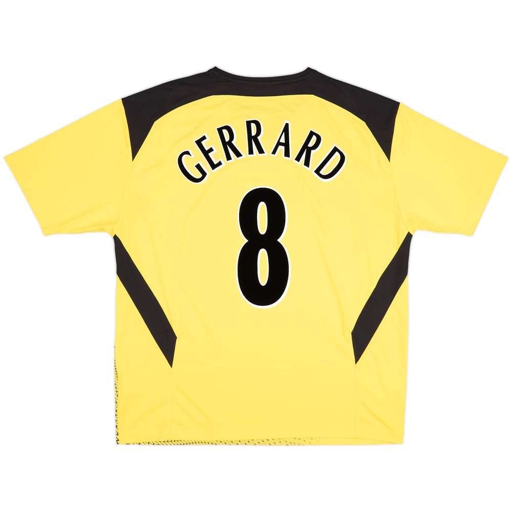 2004-06 Liverpool Away Shirt Gerrard #8 - 8/10 - (XL)