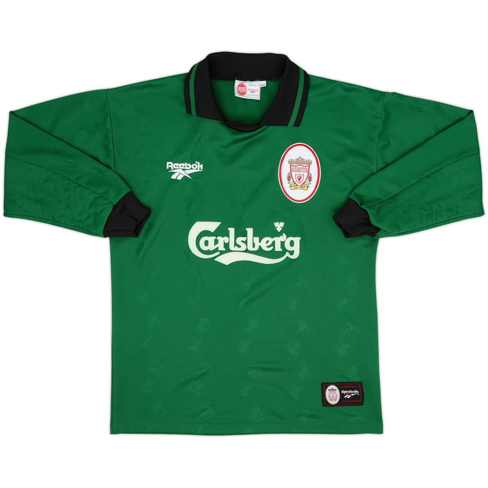 1996-97 Liverpool GK Shirt - 8/10 - (M)