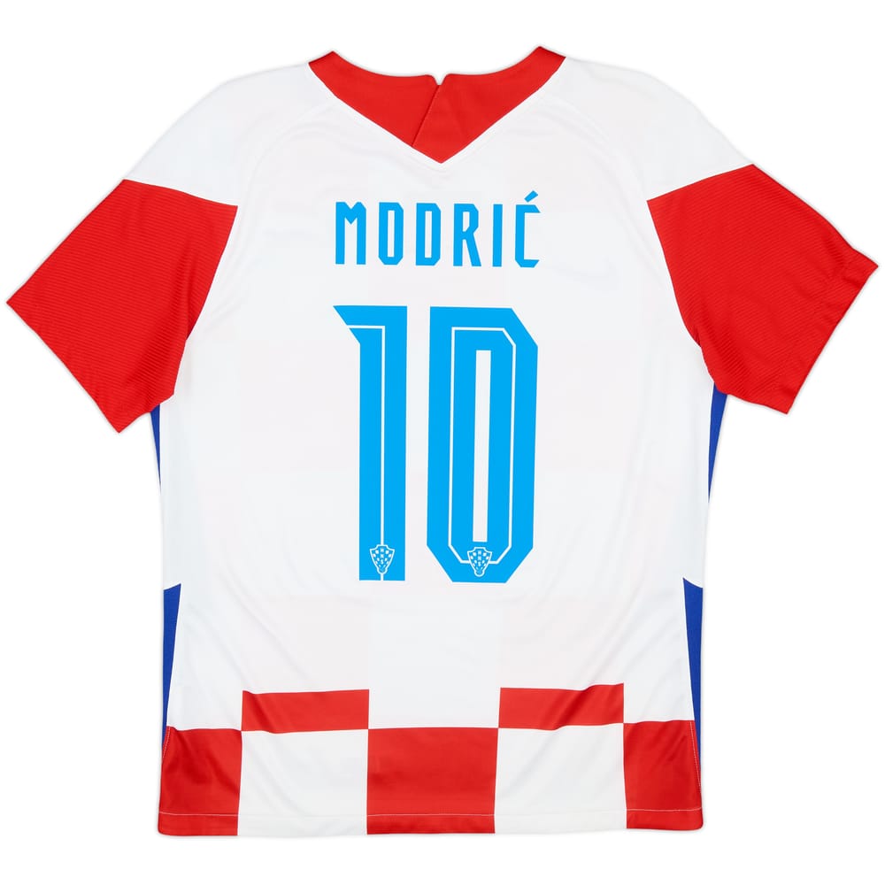 2020-21 Croatia Home Shirt Modric #10 - 8/10 - (M)