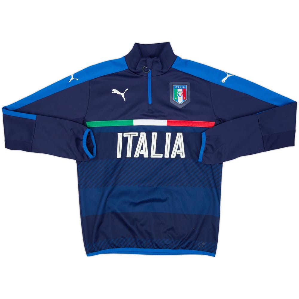 2014-15 Italy Puma 1/4 Zip Drill Top - 9/10 - (M)