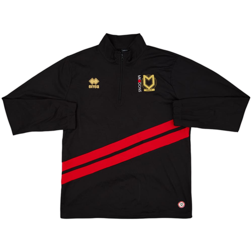 2017-18 MK Dons Errea 1/4 Zip Drill Top - 9/10 - (XL)