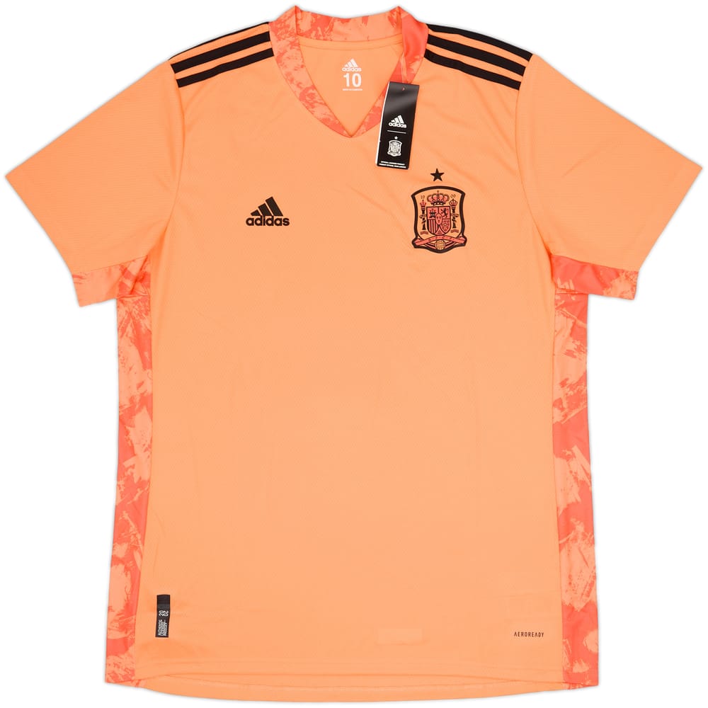 2020-21 Spain Player Issue GK S/S Shirt (XL)