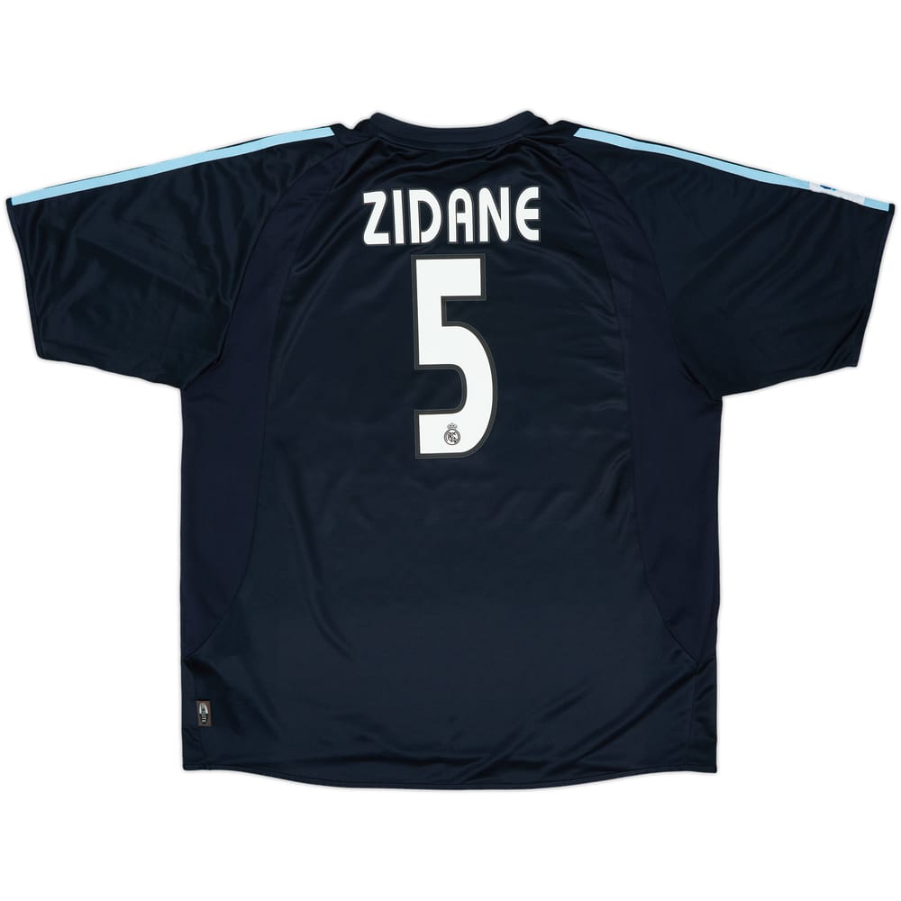 2003-04 Real Madrid Away Shirt Zidane #5 - 6/10 - (L)