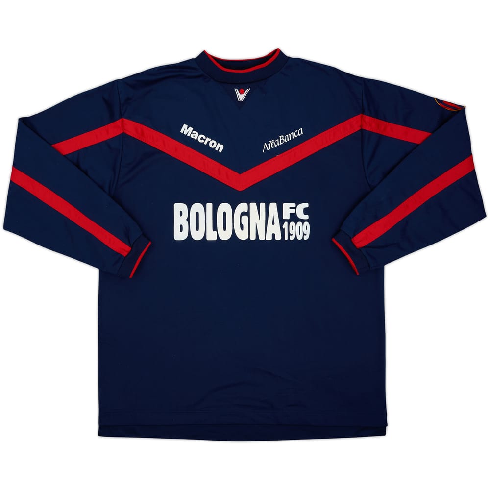 2002-03 Bologna Macron Sudadera - 8/10 - (XL)