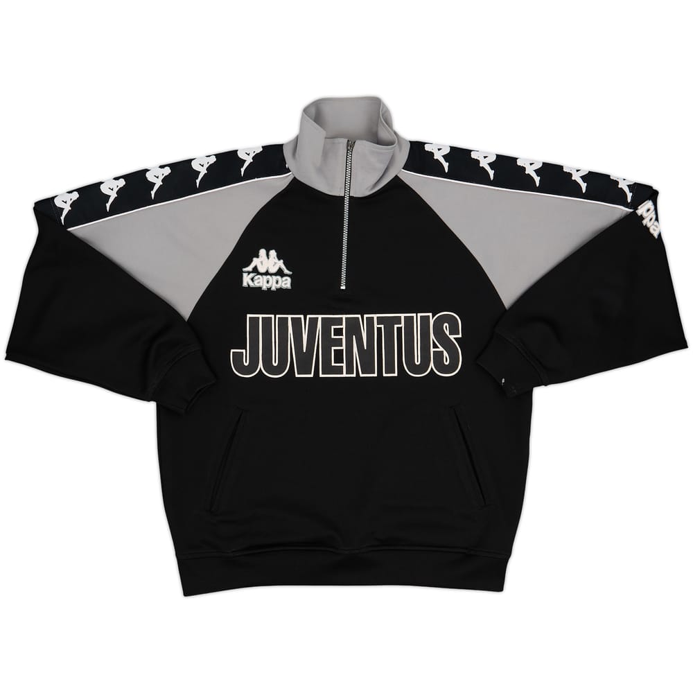 1995-97 Juventus Kappa 1/4 Zip Drill Top - 8/10 - (S)