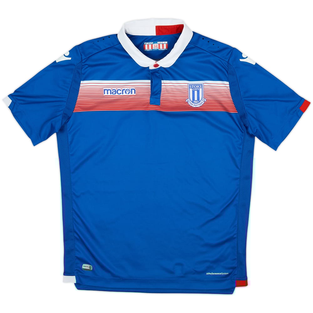 2017-18 Stoke City Away Shirt - 10/10 - (XL.Boys)