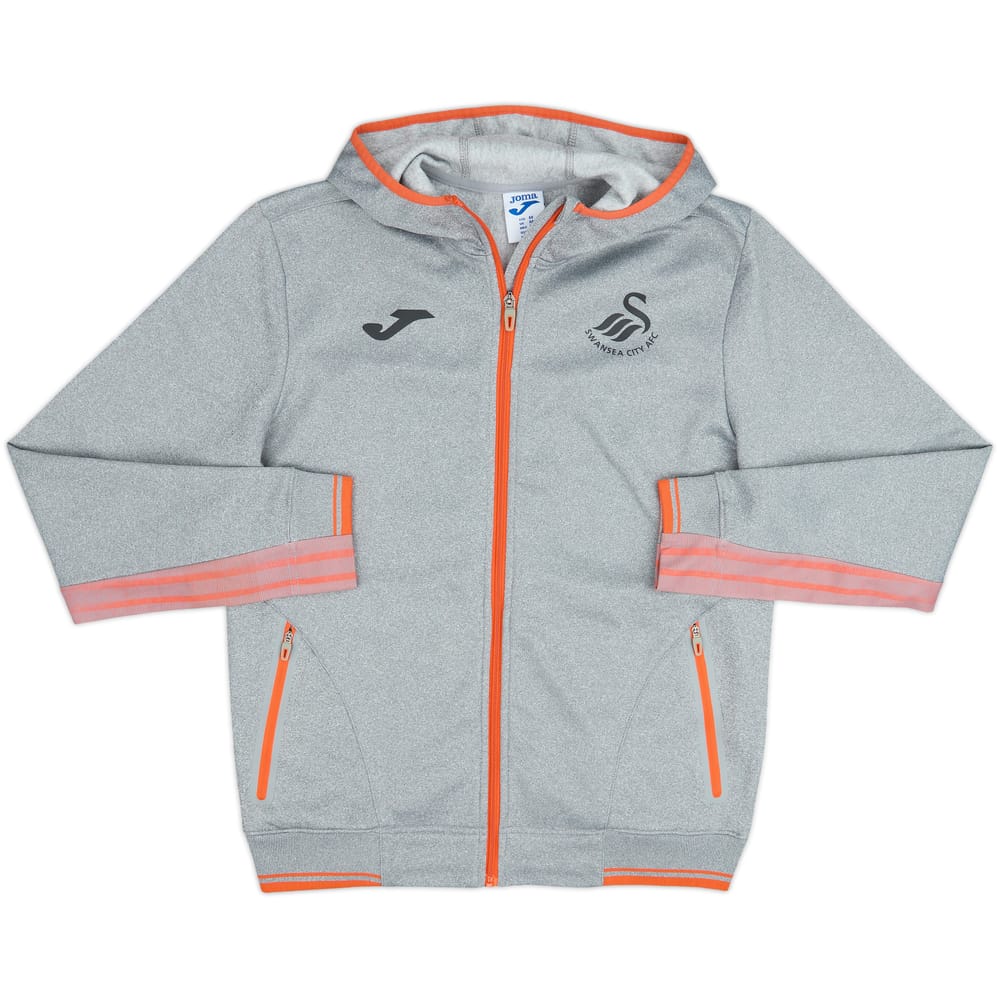 2016-17 Swansea City Joma Hooded Track Jacket - 8/10 - (M)