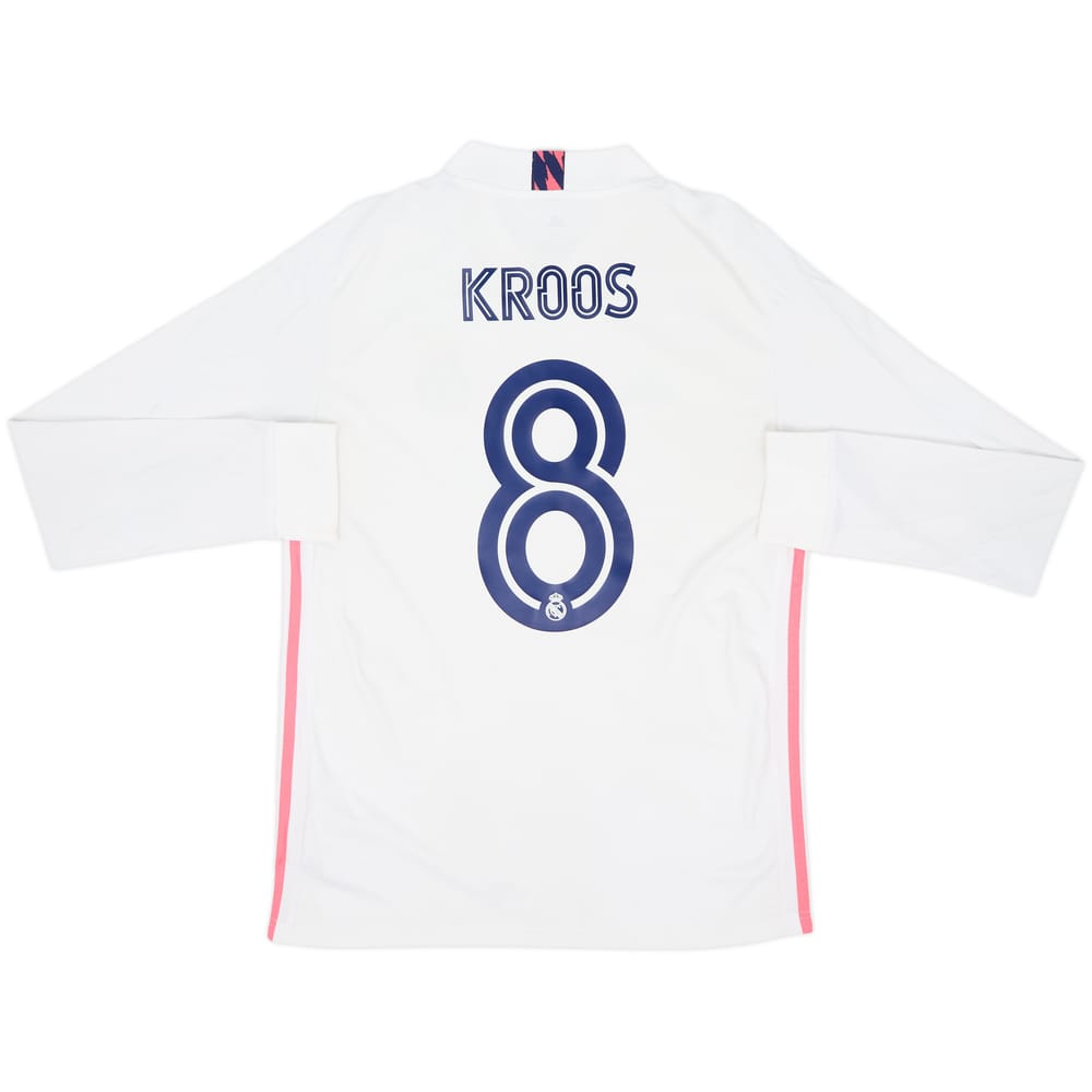 2020-21 Real Madrid Home L/S Shirt Kroos #8 - 6/10 - (M)