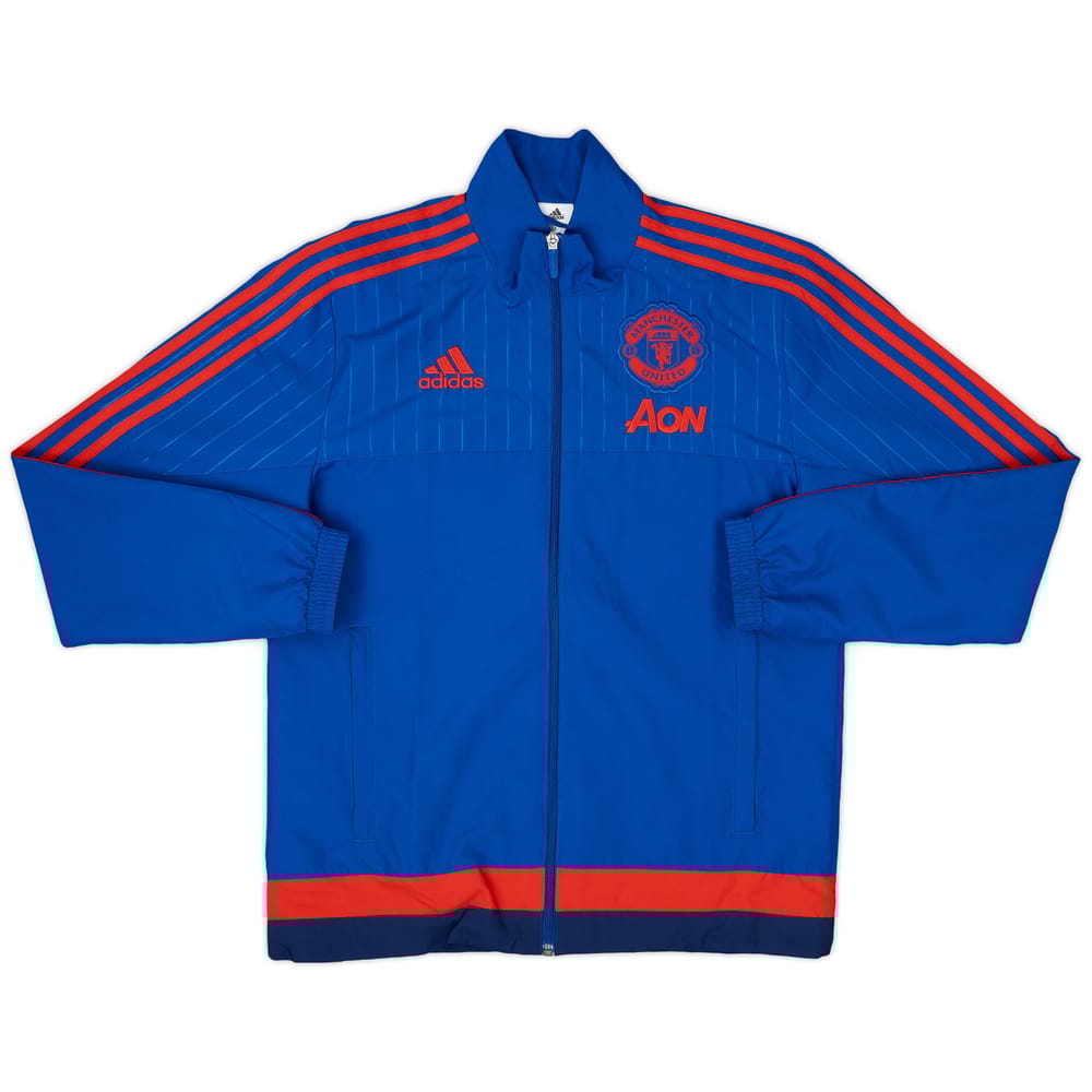 2015-16 Manchester United adidas Track Jacket - 9/10 - (S)