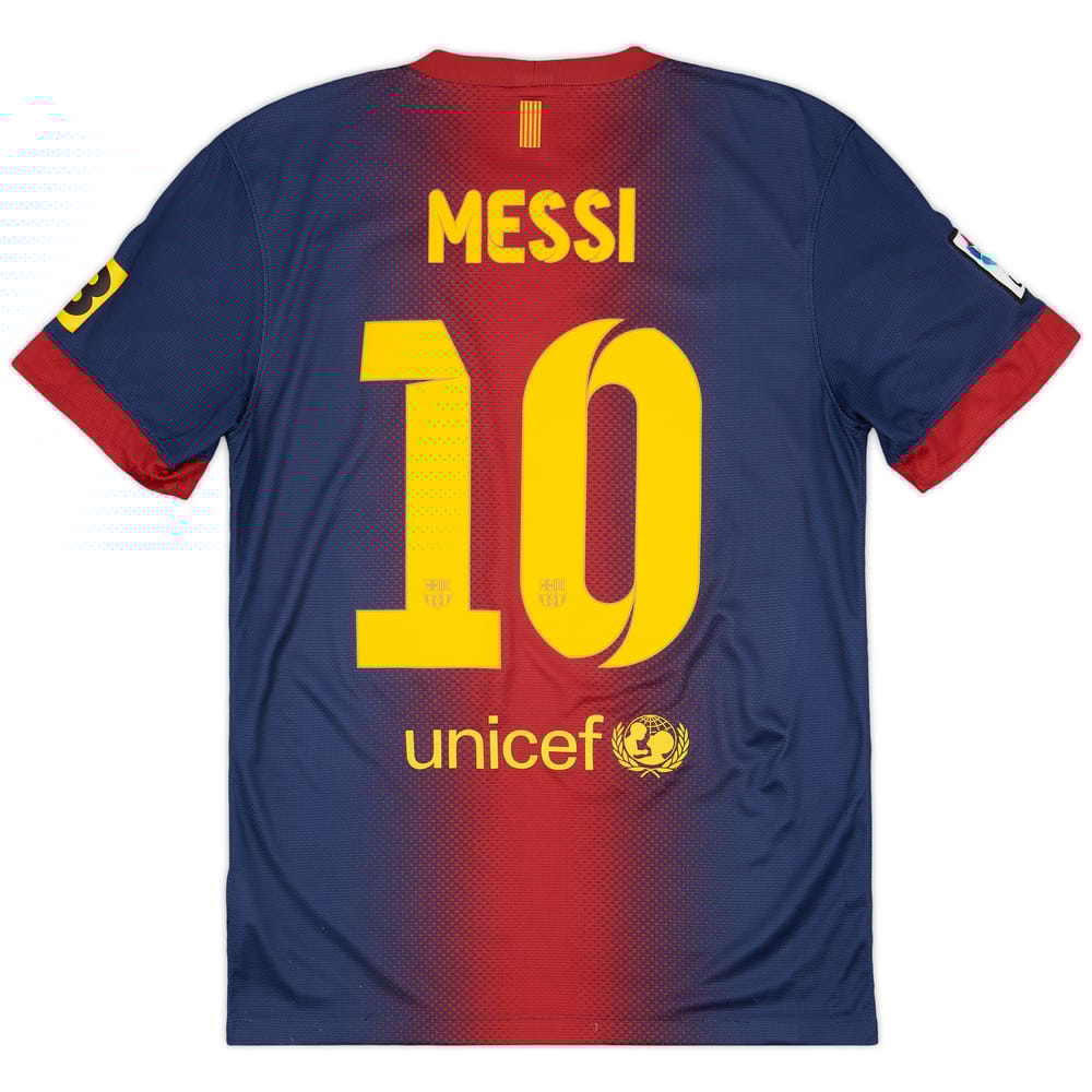 2012-13 Barcelona Home Shirt Messi #10 - 7/10 - (S)