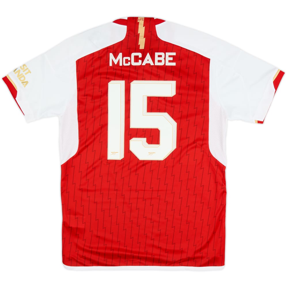 2023-24 Arsenal Home Shirt McCabe #15 (Unisex L)