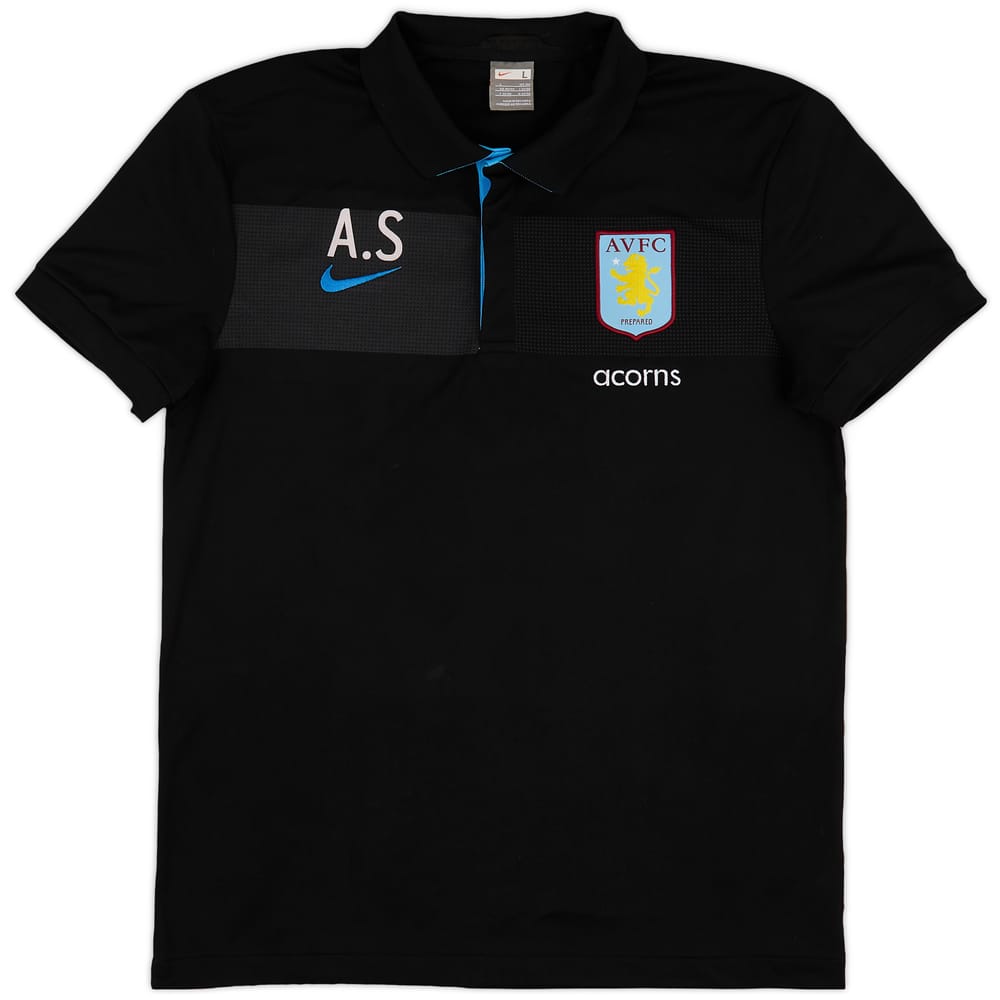 2009-10 Aston Villa Staff Issue Polo Shirt A.S - 7/10 - (L)