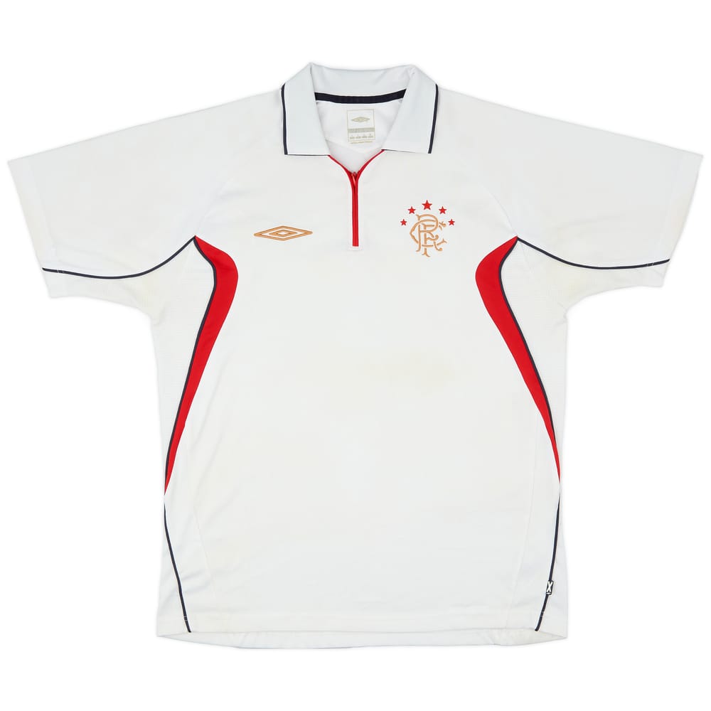 2006-07 Rangers Umbro 1/4 Zip Training Polo - 6/10 - (L)