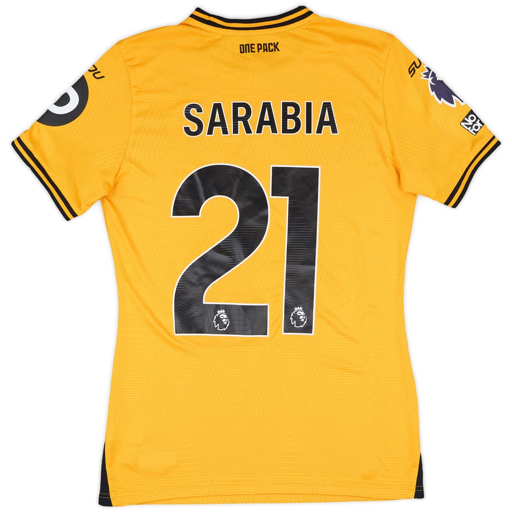 2024-25 Wolves Match Issue Home Shirt Sarabia #21