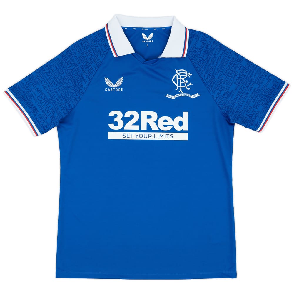 2022-23 Rangers Home Shirt - As New