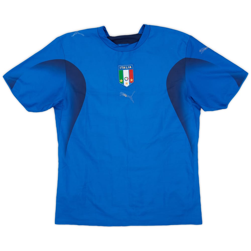 2006 Italy Basic Home Shirt - 4/10 - (M)