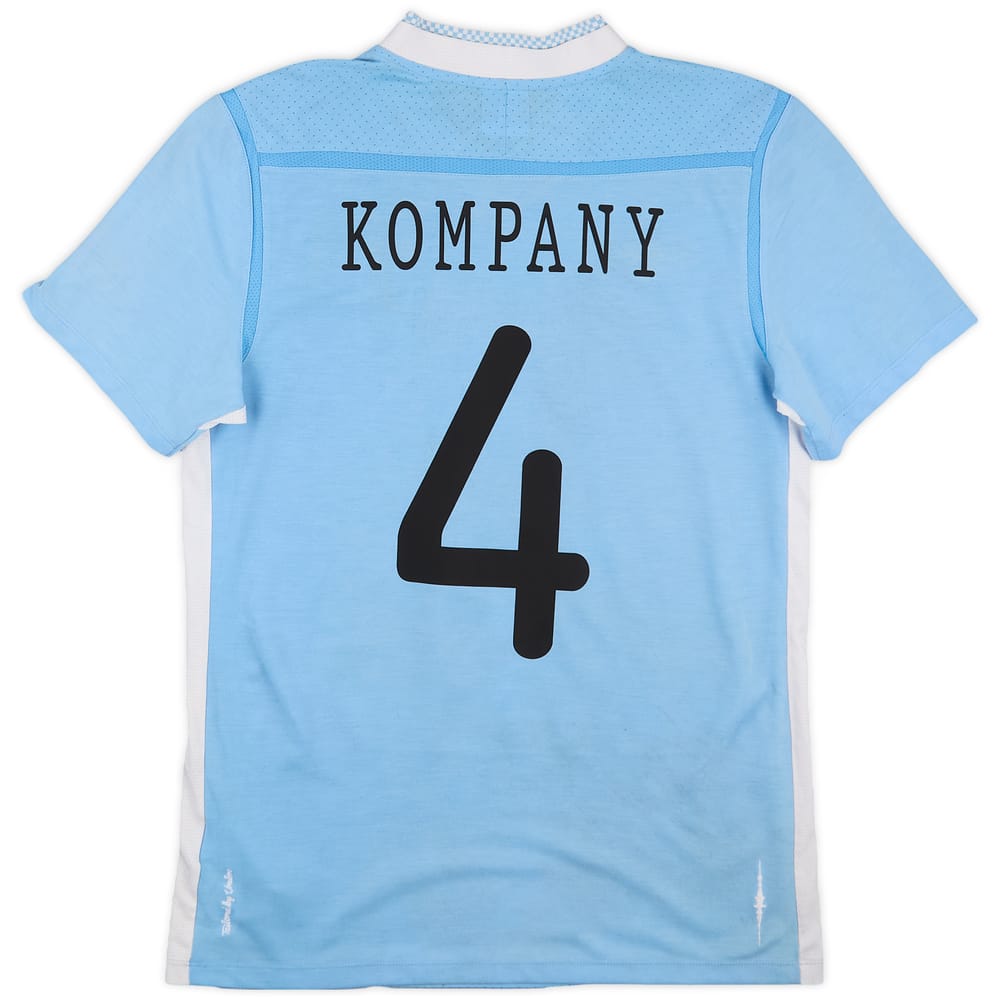 2011-12 Manchester City Home Shirt Kompany #4 - 8/10 - (S)