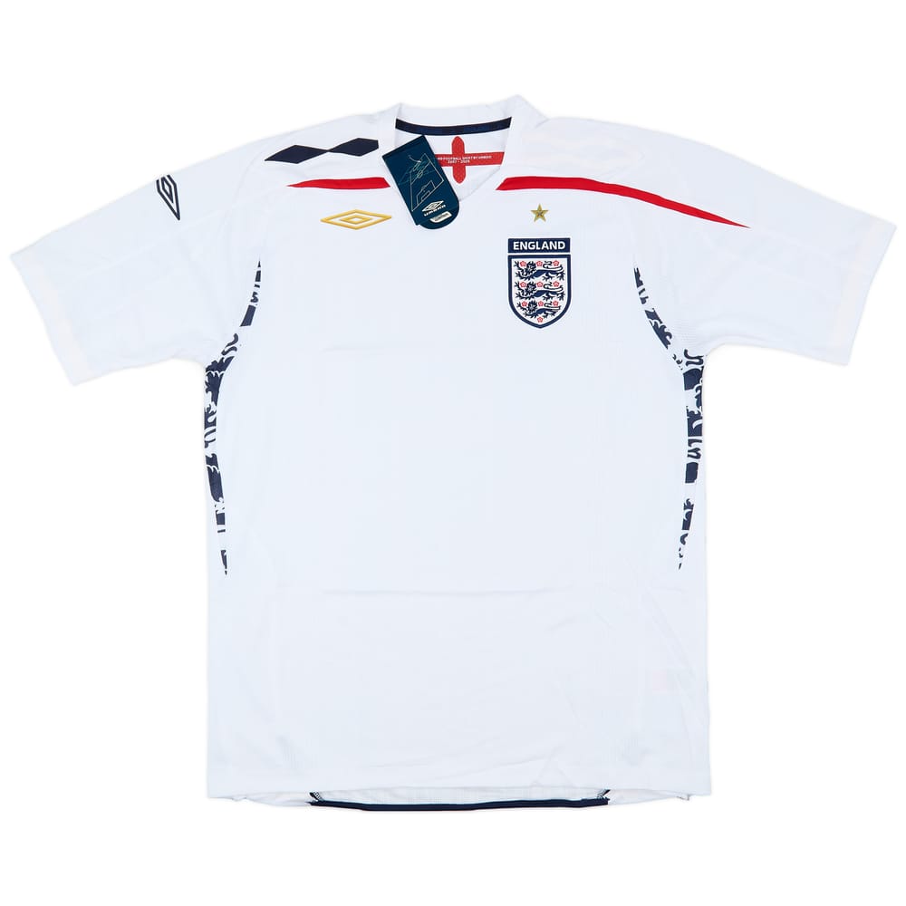 2007-09 England Home Shirt (L)