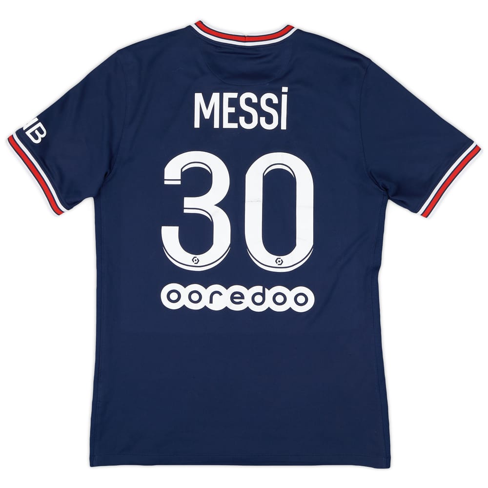 2021-22 Paris Saint-Germain Home Shirt Messi #30 - 5/10 - (S)