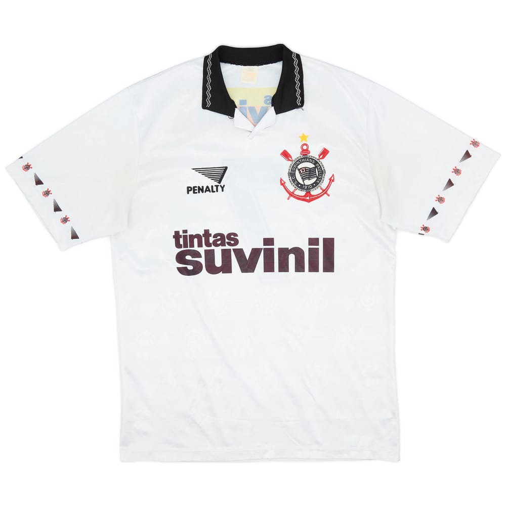 1995 Corinthians Home Shirt #9 - 8/10 - (XL)