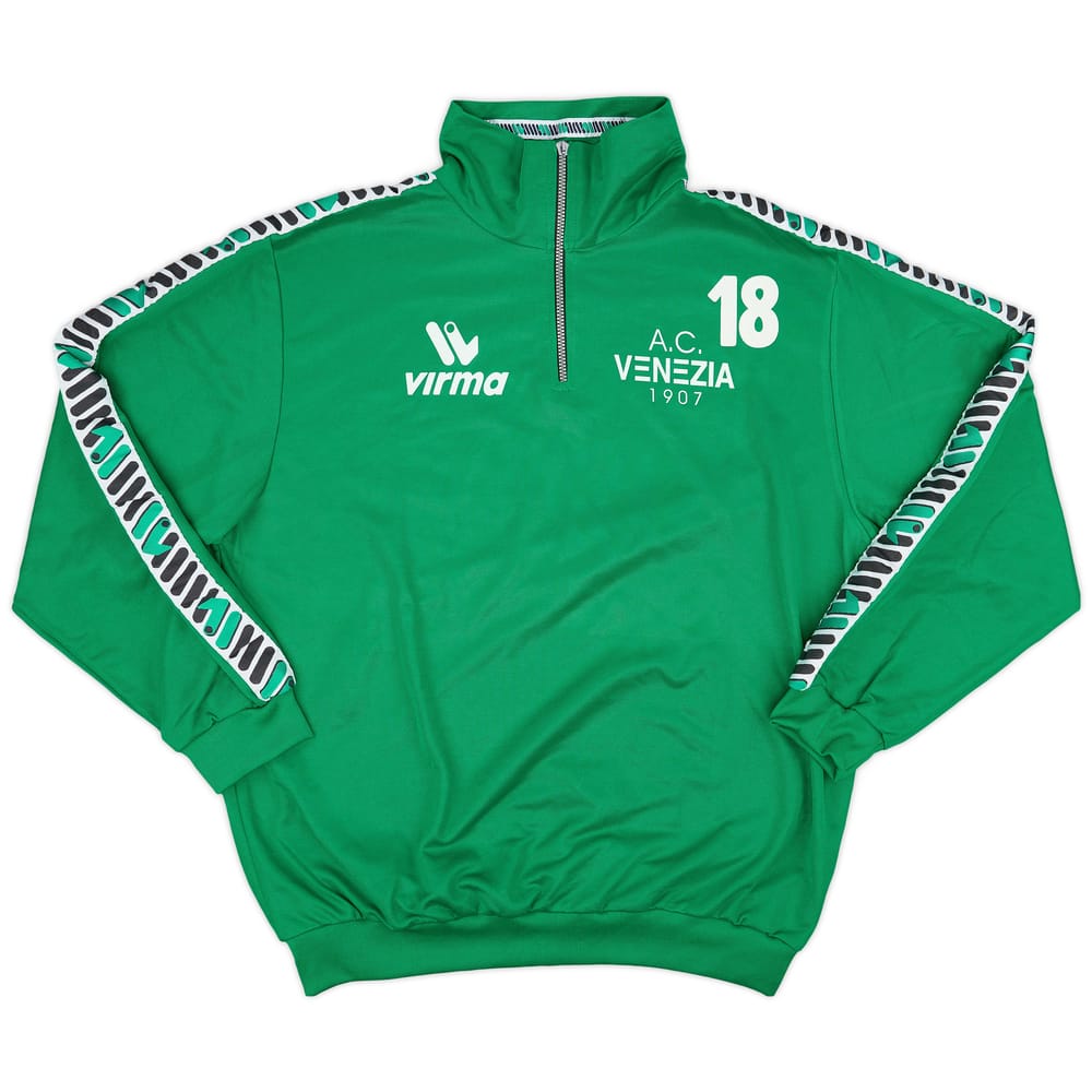 1995-97 Venezia Virma Player Issue 1/4 Zip Drill Top #18 - 4/10 - (XXL)