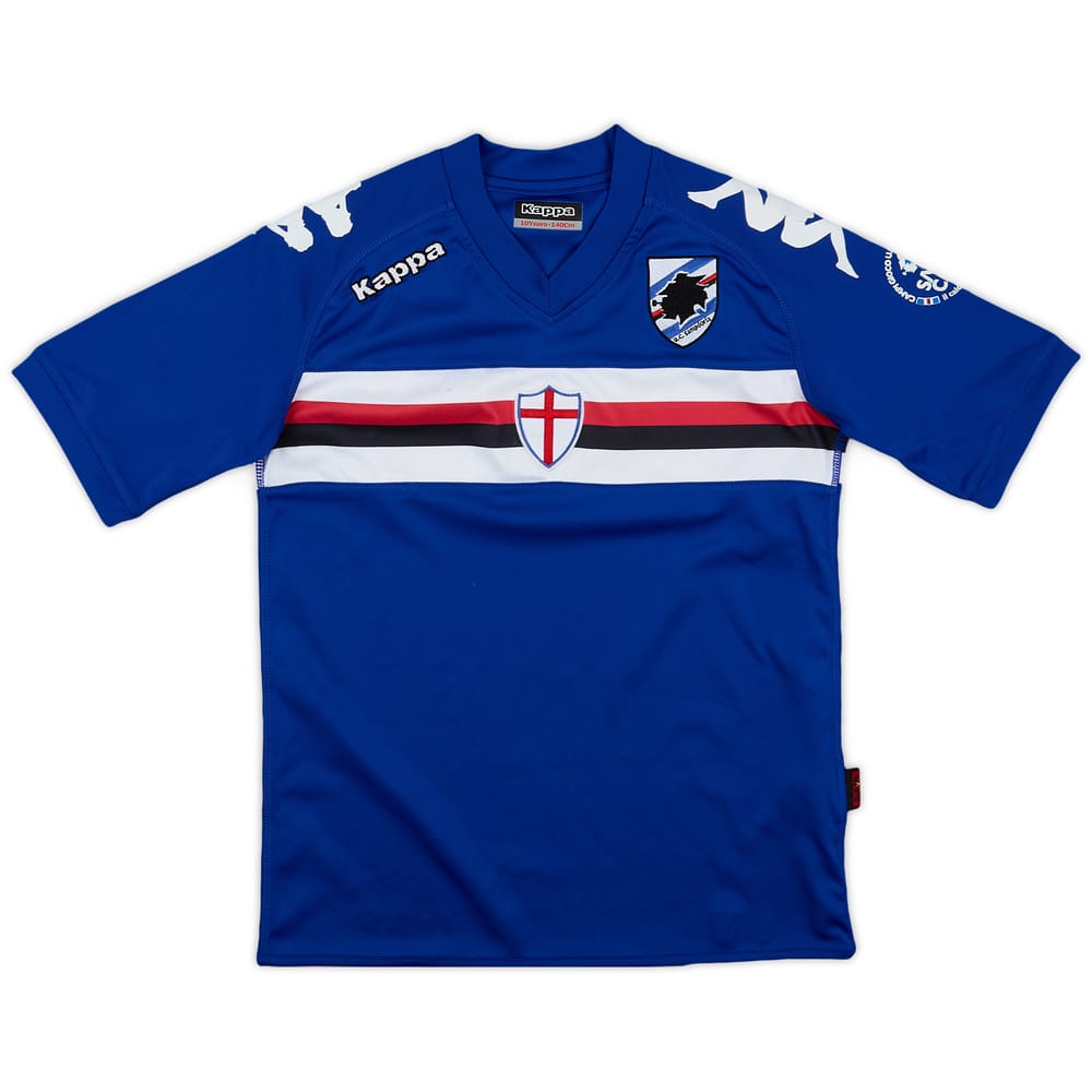 2013-14 Sampdoria 'Samp Camp' Kappa Training Shirt - 7/10 - (M.Boys)
