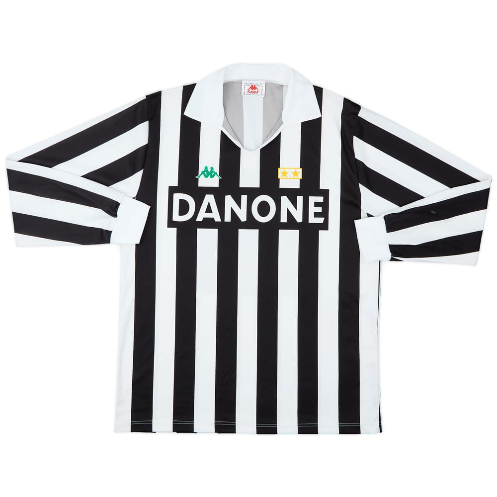 1992-94 Juventus Basic Home L/S Shirt - 8/10 - (XL)
