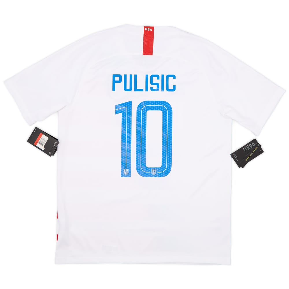 2018-20 USA Home Shirt Pulisic #10 (L)