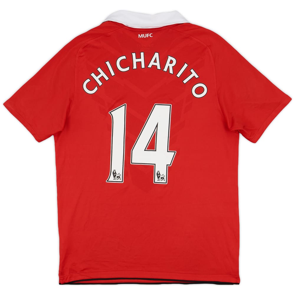 2010-11 Manchester United Home Shirt Chicharito #14