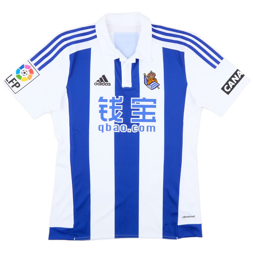 2015-16 Real Sociedad Home Shirt - 9/10 - (S)