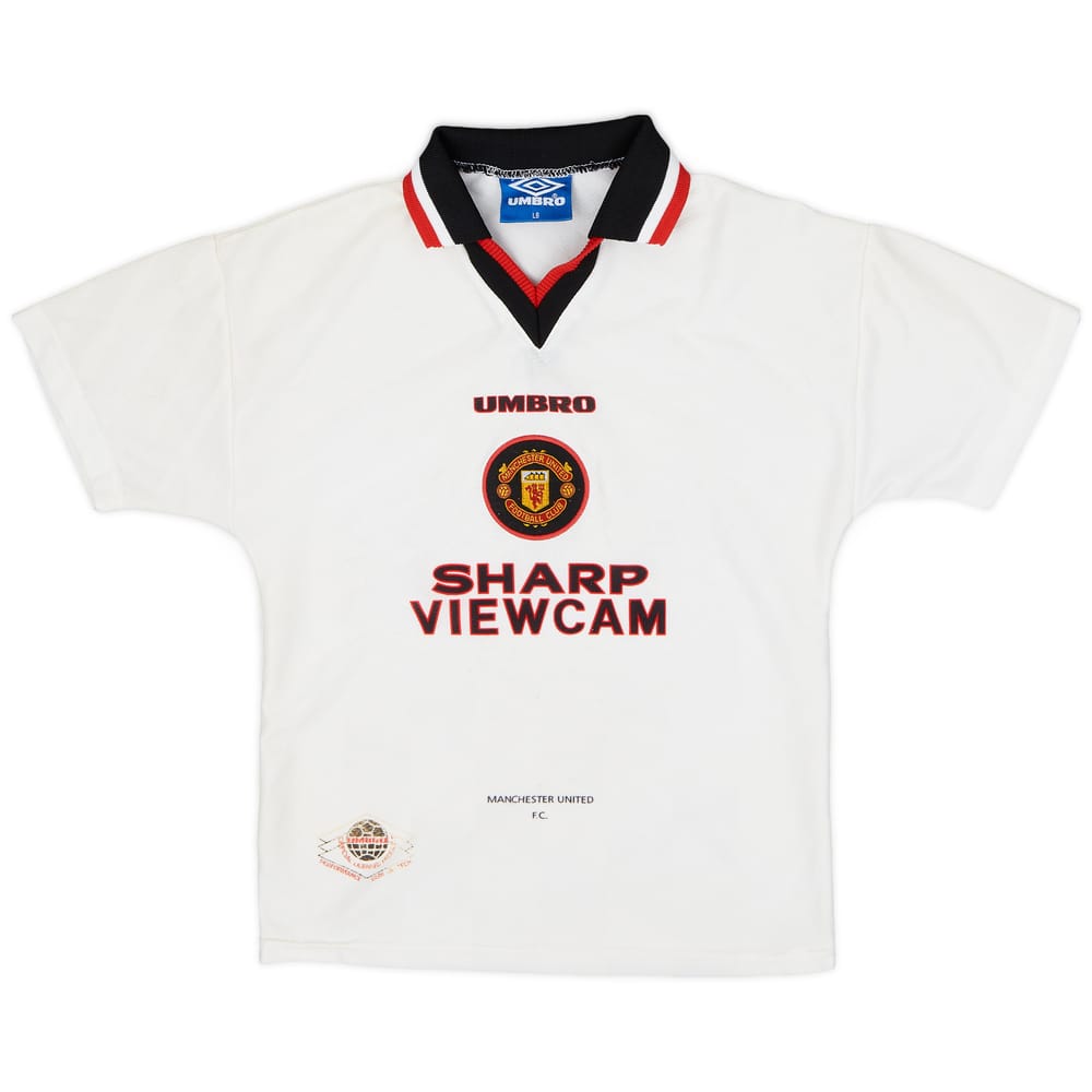 1996-97 Manchester United Away Shirt - 6/10 - (L.Boys)