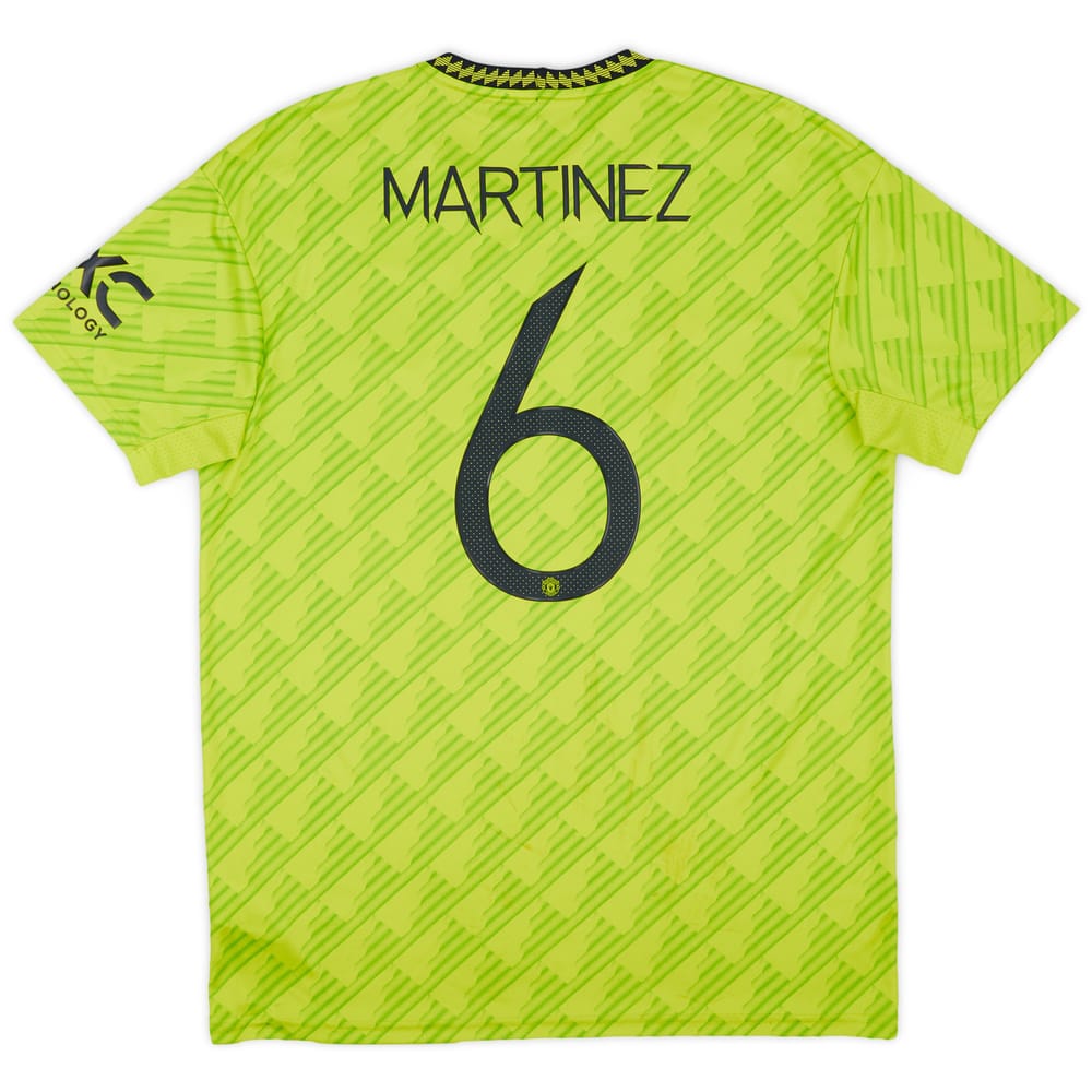2022-23 Manchester United Third Shirt Martinez #6 - 7/10 - (L)