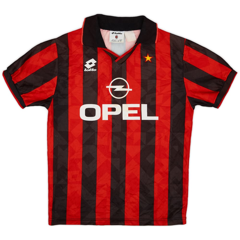 1994-95 AC Milan Home Shirt - 8/10 - (M)