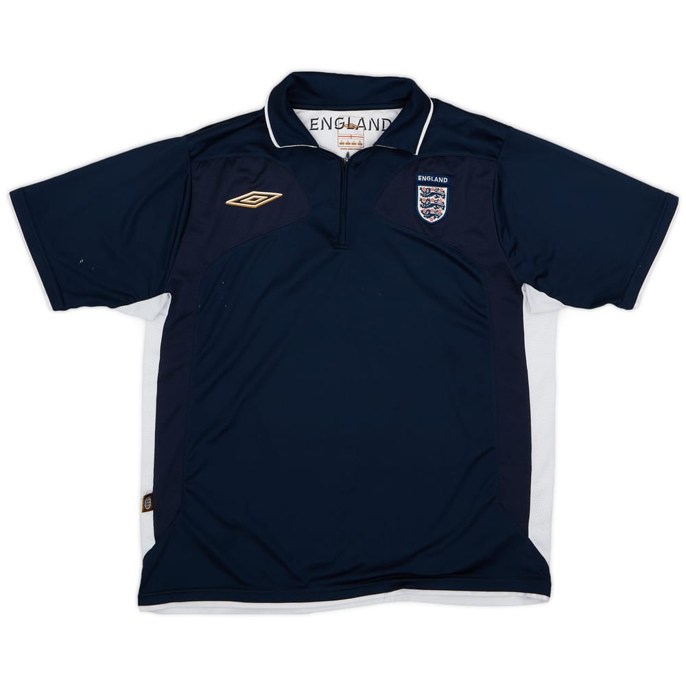 2007-08 England Umbro 1/4 Zip Training Shirt - 7/10 - (L)