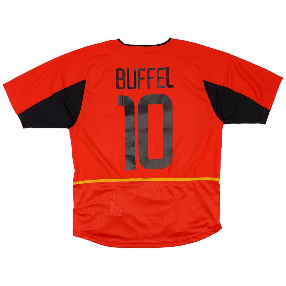 2002-04 Belgium Home Shirt Buffel #10 - 9/10 - (L)