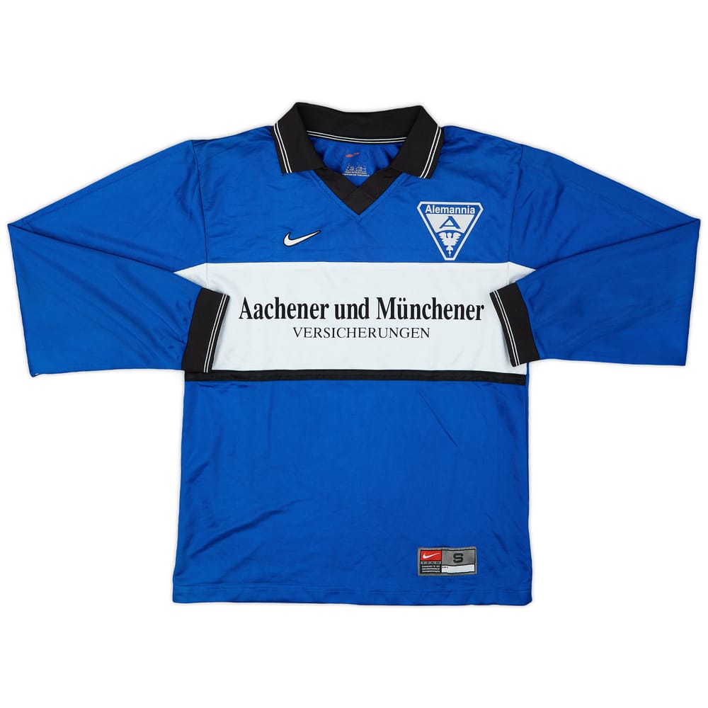 2000-01 Alemannia Aachen Away L/S Shirt - 9/10 - (S)