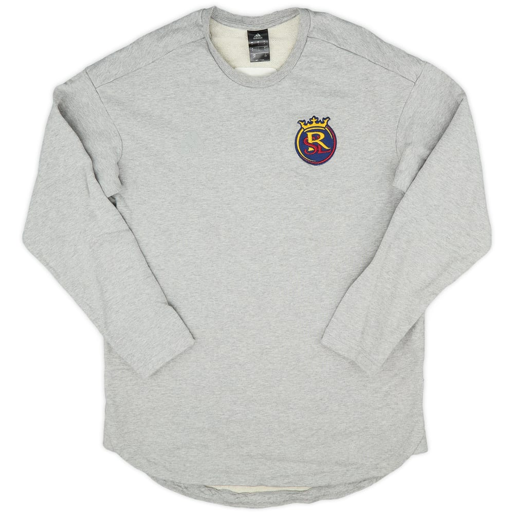 2017 Real Salt Lake adidas Sweat Top - 9/10 - (L)