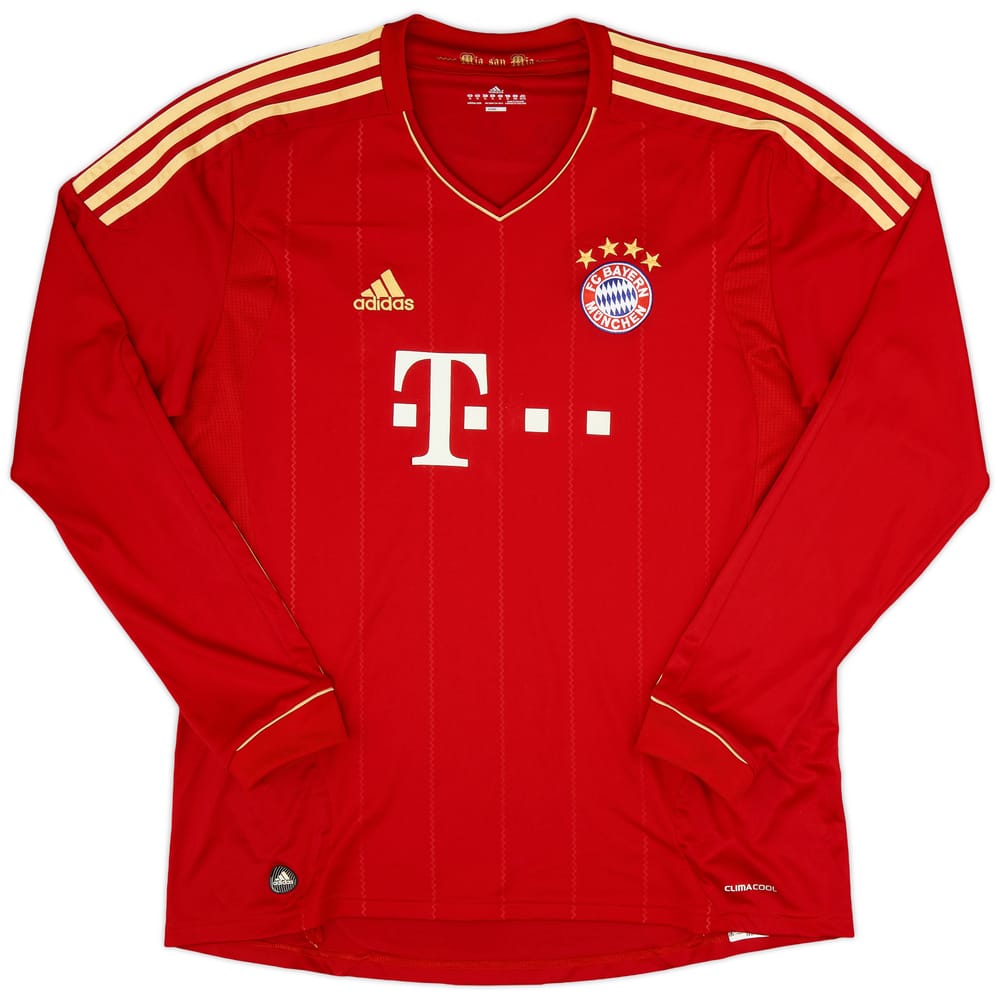 2011-13 Bayern Munich Home L/S Shirt - 5/10 - (XL)