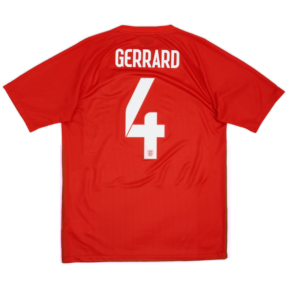 2014-15 England Away Shirt Gerrard #4 - 8/10 - (M)