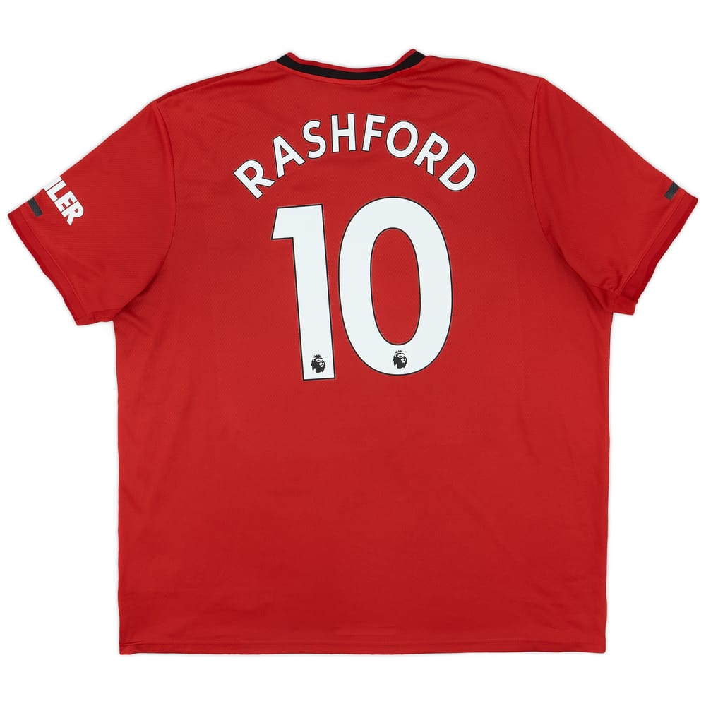 2019-20 Manchester United Home Shirt Rashford #10 - 7/10 - (XXL)