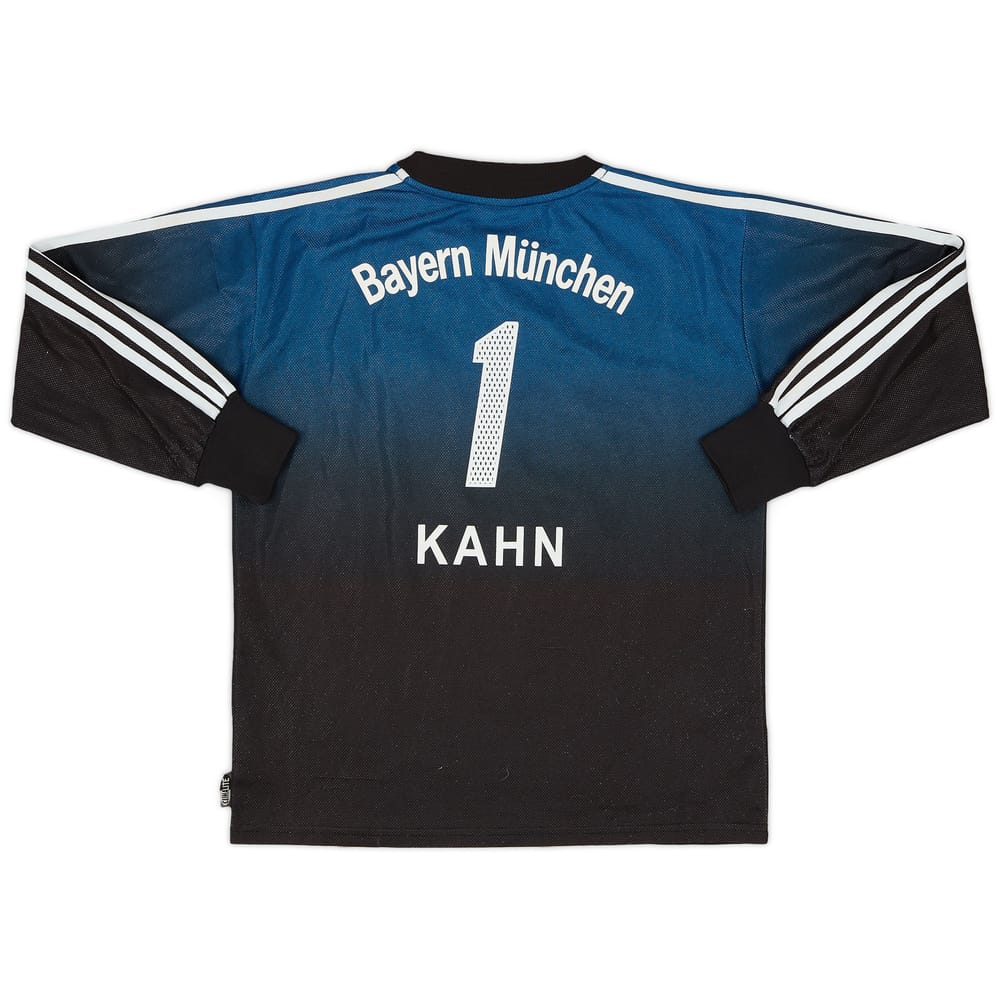 2002-03 Bayern Munich GK Shirt Khan #1 - 7/10 - (XL.Boys)