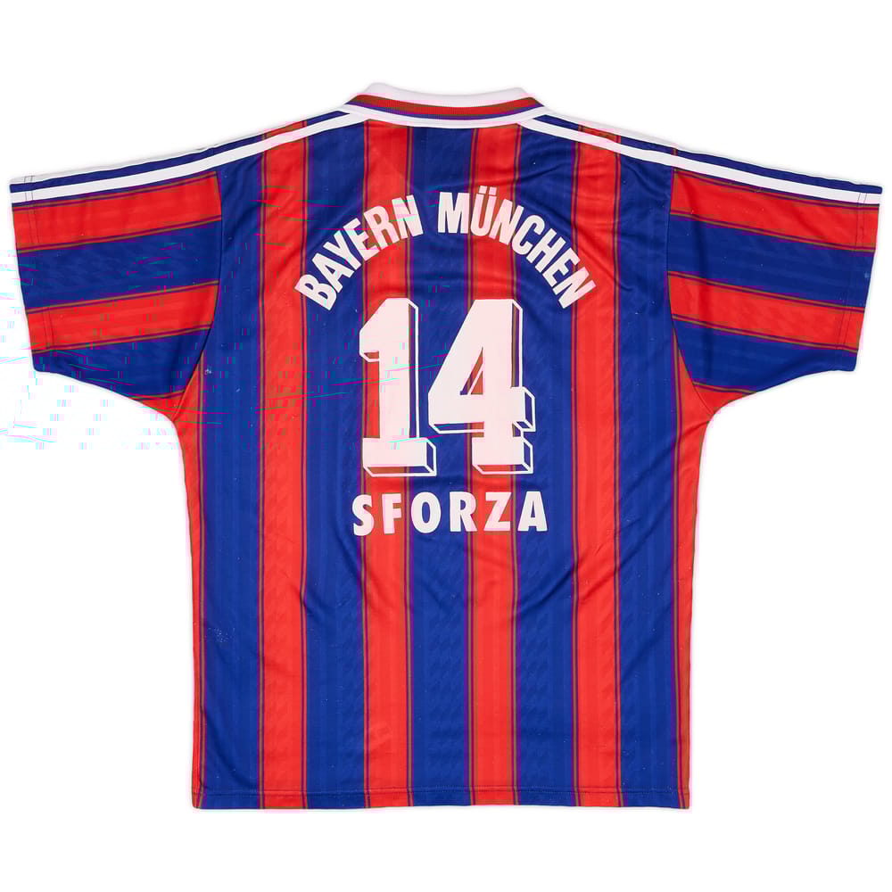 1995-97 Bayern Munich Home Shirt Sforza #14 - 8/10 - (M)