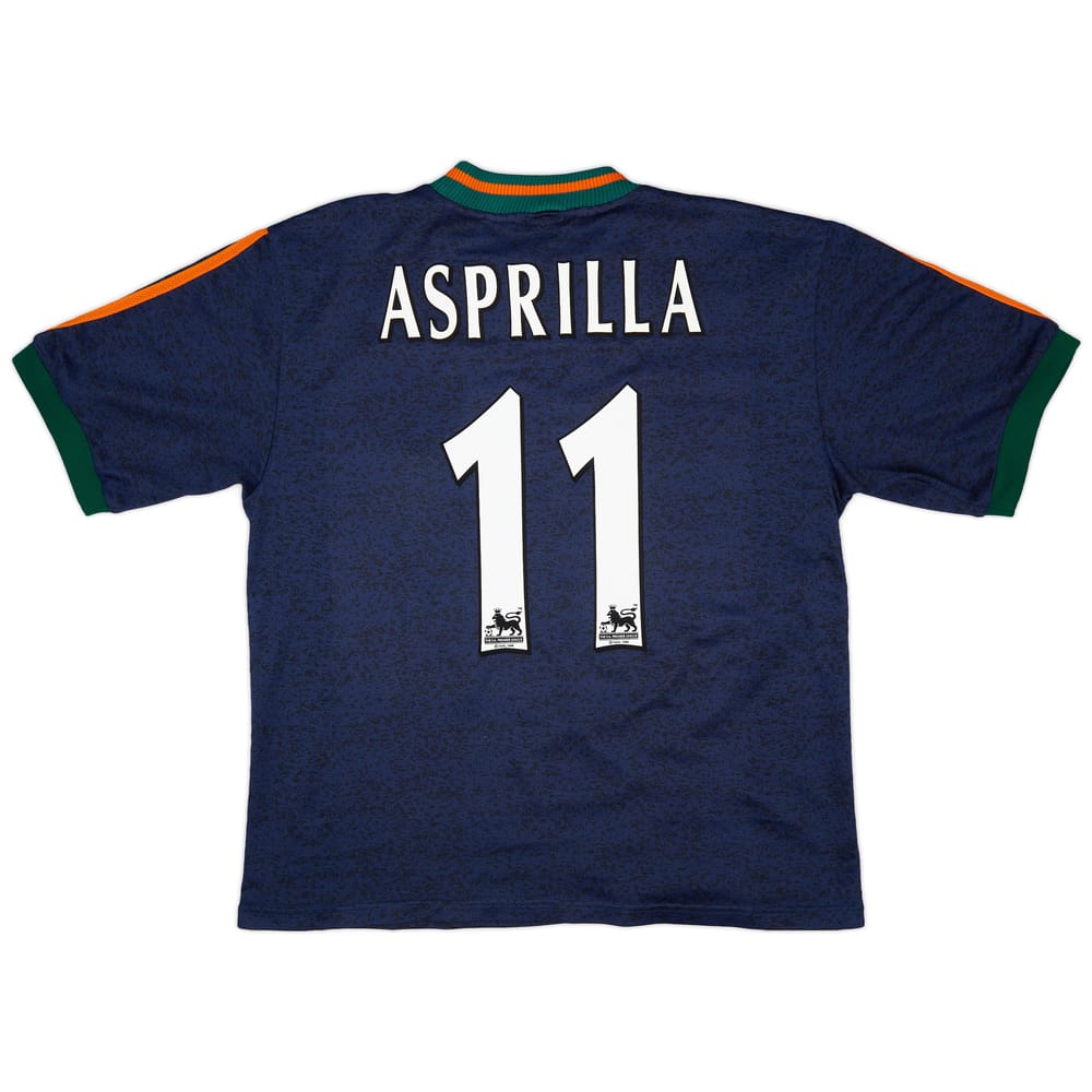 1997-98 Newcastle Away Shirt Asprilla #11 - 8/10 - (L)